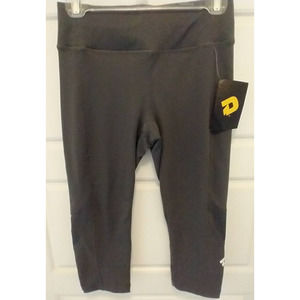 DeMarini Capri Leggings. Women's Small. Gray. NWT